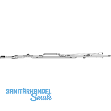 MACO Auffangsicherung oben 1iS verl�ngerbar f�r Holz/PVC, silber (215159)