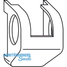 WINKHAUS Ecklagerkappe ELK.ESVW.RS.WS, wei�, rechts