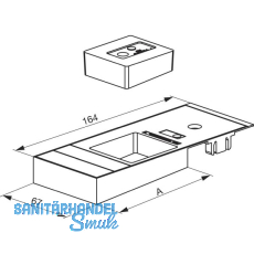 GU Timberstep Rahmen-Eckverbinder-Set unten IV68