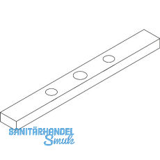 GEZE FPS Rahmen-Unterlegplatte f�r Leichtmetallfenster, St�rke 5 mm