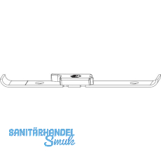MACO MM Hebeteil, Falzluft 4 mm, Versatz 9 mm, f�r T�rschnapper, silber, rechts