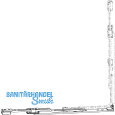 MACO MM Winkelanschluss waagrecht zu Eckumlenkung unten f�r Rundbogenfenster