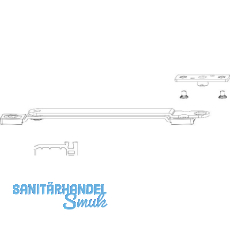 MACO Drehbegrenzung PVC/TV, FFB 240-1300 mm, Typ 1, 80 kg, silber (101519)