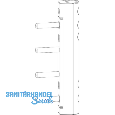 MACO Ecklagerband MAMMUT 180kg PVC, mit 5 mm Tragezapfen L=23 mm, wei� (227695)