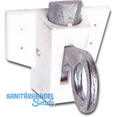 Oberlichtschnapper KU, Zamakfalle, Hebel Stahl, Geh�use Kunststoff braun