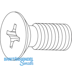 MACO Schraube f�r Scherenlagerstiftsicherung MAMMUT, M5x12 mm, wei� RAL 9016