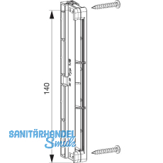 MACO MULTI-VENT Fensterfalzventil Typ 3/6/8/14 vertikal Kunststoff wei� (104743)