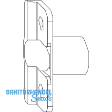 MACO Anpressverschluss einbohrbar Rahmenteil, Eurofalz 20 mm 9V (97528) MACO Anpressverschluss einbohrbar Rahmenteil, Eurofalz 20 mm 9V (97528)