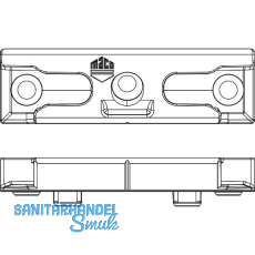 MACO Schlie�teil iS 12L, Eurofalz 20 mm, 9V, mit Positionszapfen 8x4 mm, silber