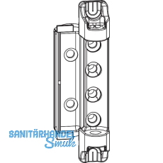 MACO Scherenlager DT160, 12/20 mm, 160 kg, silber (227471)