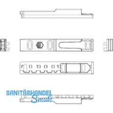 MACO MM Kipp-Dreh-Schlie�teil iS PVC 12/20-13, REHAU Geneo, links, silber