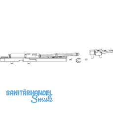 MACO Lastabtragung POWER f�r Bodenschwelle, Falztiefe 30 mm, 150 kg, links