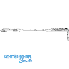 MACO MM KD-Scherenarm POWER 13V Holz/PVC FT30 FFB 370-800 mm links silber