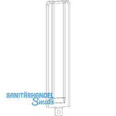 MACO Abdeckung lang Ecklager DT160 titan (369613)