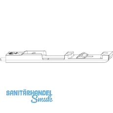 MACO MM Kantriegel oben MM-KS, f�r 4 mm Falzluft, R8, L=170 mm, silber