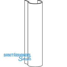 ROTO NX Abdeckkappe Dreh- und Kippfl�gel�berschlagband P PVC R01.2 neusilber