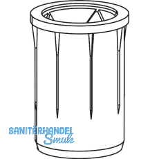 ROTO E-Tec Control NT/NX Einschlagh�lse f�r MVS/MTS Kontaktelemente silber