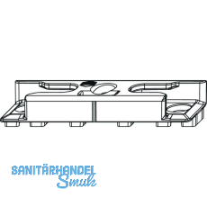 MACO Schlie�teil iS Euronut 6/8/4, Falzluft 12 mm, silber (96563)