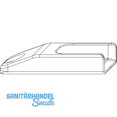 MACO Schlie�teil Falzluft 12 glatt Eurofalz 18 mm 9V 2 Verschraubungen silber