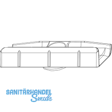 MACO Schlie�teil Falzluft 12 glatt, Eurofalz 20, 9V,Positionsz.,Schr�gv. (34985)