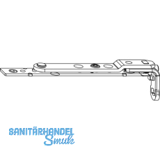MACO Drehband oben DTuni, f�r Holz, 130 kg, silber (52702)