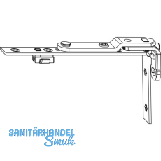 MACO Drehband oben AS/PVC Winkelbandausführung 120 kg silber (52462) MACO Drehband oben AS/PVC Winkelbandausführung 120 kg silber (52462)