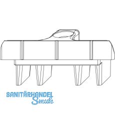 MACO Schlie�teil f. gegen�berliegende Beschlagsnut, 3-flg. Fenster (34618)