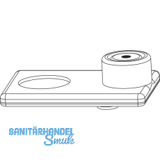 MACO-TRONIC Adapter mit Kontaktgeber, glatt (57425)