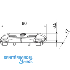 MACO Schließteil iS PVC 12/20-13, REHAU Geneo, silber (362358) MACO Schließteil iS PVC 12/20-13, REHAU Geneo, silber (362358)