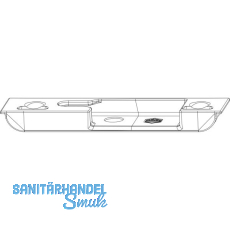 MACO Schlie�teil iS, Falzluft 4 mm, Versatz 13 mm, rechts, silber (357673)