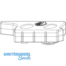 MACO MM Hebeteil, FL 12 mm glatt, Eurofalz 20 mm, links, Positionsz. (356960)