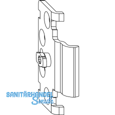 MACO Scherenlager TV f�r Rundbogen, Versatz 13 mm, 60 kg (55354)