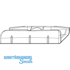 MACO Schlie�teil Falzluft 12 glatt Eurofalz 24 mm 13V silber (34934)