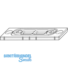MACO Riegelschlie�teil Falzluft 12 mm glatt, Eurofalz 24 mm,13V (203329)