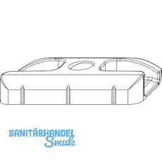 MACO Schlie�teil HG 13V, Falzluft 12mm glatt, Eurofalz 24mm, Schr�gv. (360849)