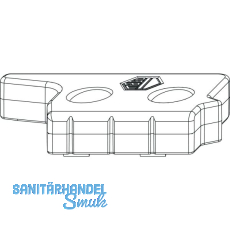 MACO MM Hebeteil Falzluft 12 mm Eurofalz 24 mm 13V silber links (356334)