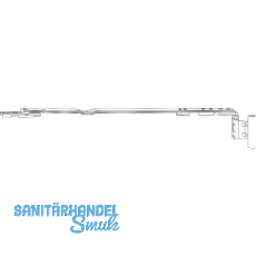 ROTO NX Axerarm T TiltFirst 12/20-13 Gr. 500 FFB 801-1400 mm silber rechts