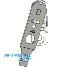 ROTO NT/NX Fl�gelheber f�r L�fterschere und Feststellschere silber (795925)