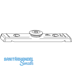 ROTO NT/NX Falzauflauf Rahmenteil Falzluft 12 mm h�henverstellbar silber