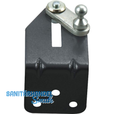 HAUTAU FL190 Winkel-Fl�gelbock f. Rund-, Flach- und Schr�gfenster, Alu schwarz