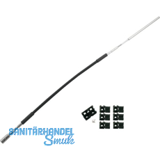 HAUTAU FL190 Flexibles Gestänge mit Zubehör Rund/Flachbogen L= 700 mm schwarz HAUTAU FL190 Flexibles Gestänge mit Zubehör Rund/Flachbogen L= 700 mm schwarz