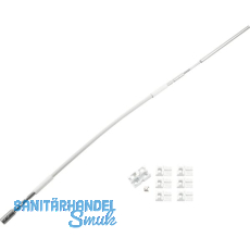 HAUTAU FL190 Flexibles Gest�nge mit Zubeh�r Rund/Flachbogen L=1250 mm wei�