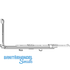 MACO MM Eckumlenkung waagrecht 1 iS, verl�ngerbar Tricoat-Evo (232856)