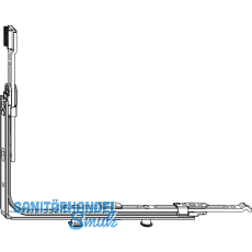 MACO MM Eckumlenkung variabel 1 iS waagrecht verl�ngerbar Tricoat-Evo (232857)