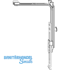 MACO MM Eckumlenkung senkrecht 1 iS, verl�ngerbar Tricoat-Evo (232862)