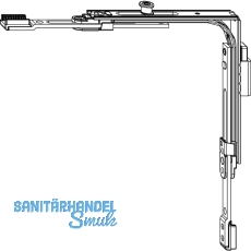 MACO MM Eckumlenkung SFG 2-flg RC2 mit Sperrschieber 1iS Tricoat-Evo (232871)
