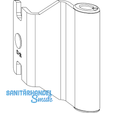 MACO Bandwinkel DTuni 4/18-13 u. 12/18-13 mm 160 kg Tricoat-Evo (233344)