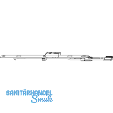 MACO MM Stulpverl�ngerung Stulpfl�gelgetriebe Beschlagsnut L=235 mm Tricoat-Evo