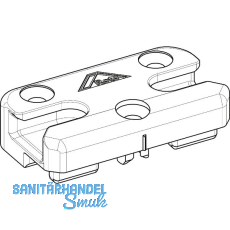 ROTO NT/NX SH-Schlie�st�ck MVS PVC 13V mit Boden KBE/K�MMERLING/TROCAL Zink