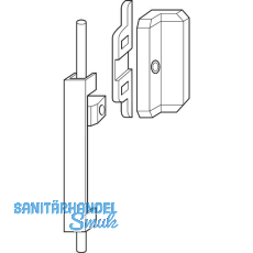 GEZE OL90N/OL95 Zusatzverriegelung, �berschlag 0-17 mm, Alu dunkelbronze elox.